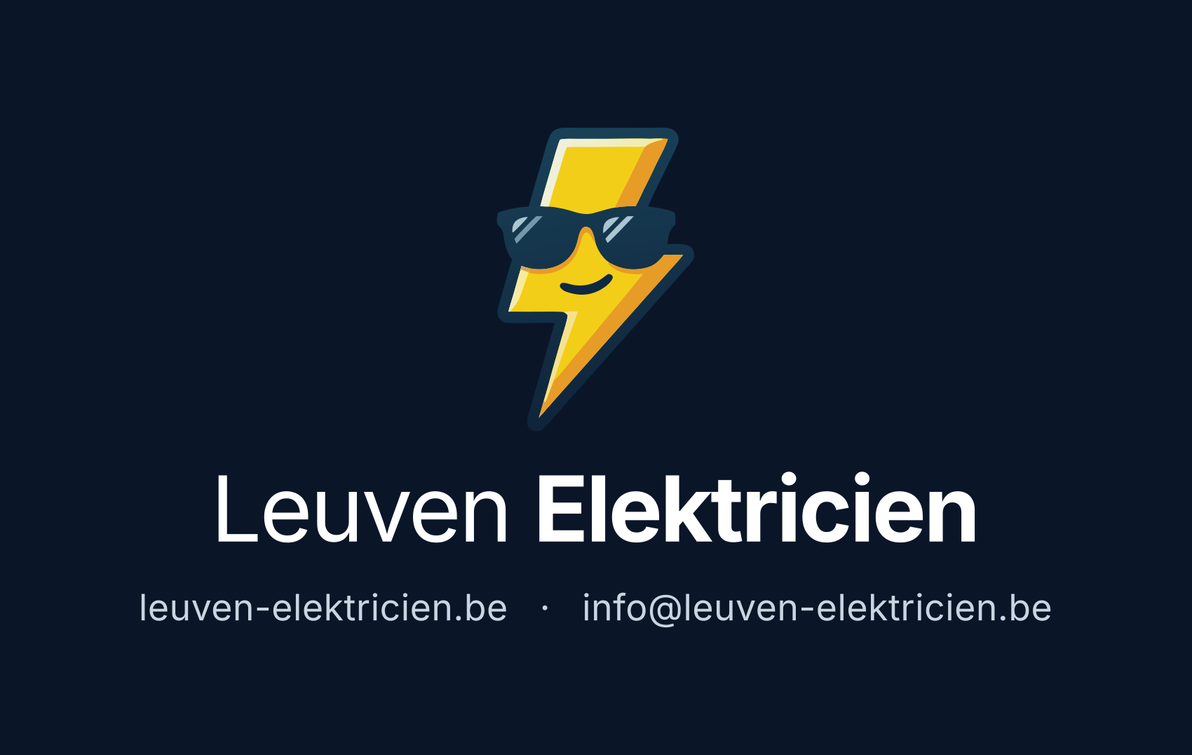 Logo met website en e-mail