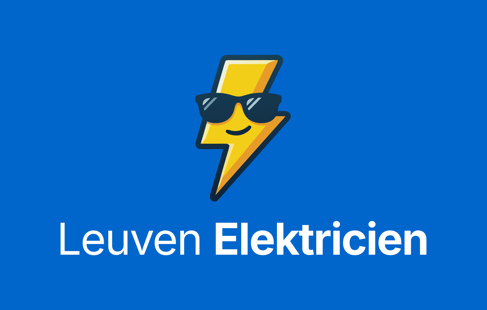 Logo op blauwe achtergrond